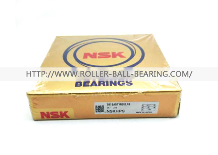 7918A5TYNSULP4 Sudut Kontak Bantalan Bola Presisi 90 Mm ID 125 Mm OD 18 Mm