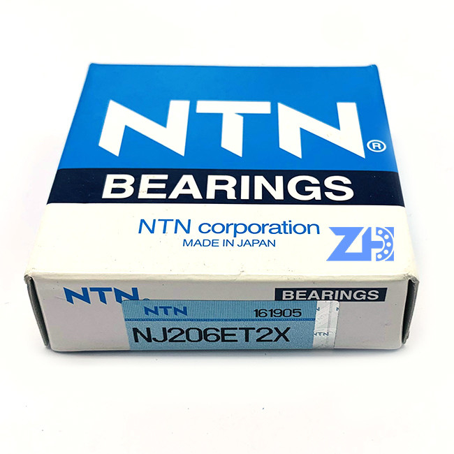 NJ206ET2X Bantalan Rol Silinder 30 * 62 * 16 mm Umur Panjang Kecepatan Tinggi Kebisingan Rendah