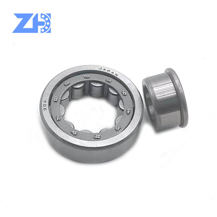 Excavator bantalan baja Caged Cylindrical Roller Bearing Nj209e Bearing Nj209 dengan Brass atau Steel Retainer