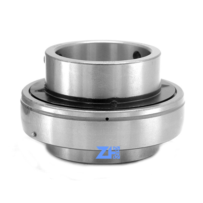 Kursi bantalan UC218 88.9*160*96mm Pelumasan standar Segel standar Baris tunggal, terletak dengan sekrup grub