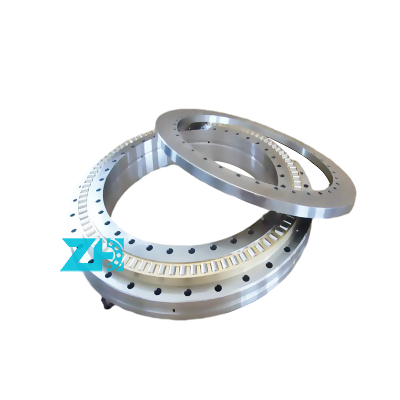 Bantalan Rol silang YRT50 YRT50P4 YRT100 YRT-100 Seri Cross Roller Slewing Ring Bantalan Meja Rotary