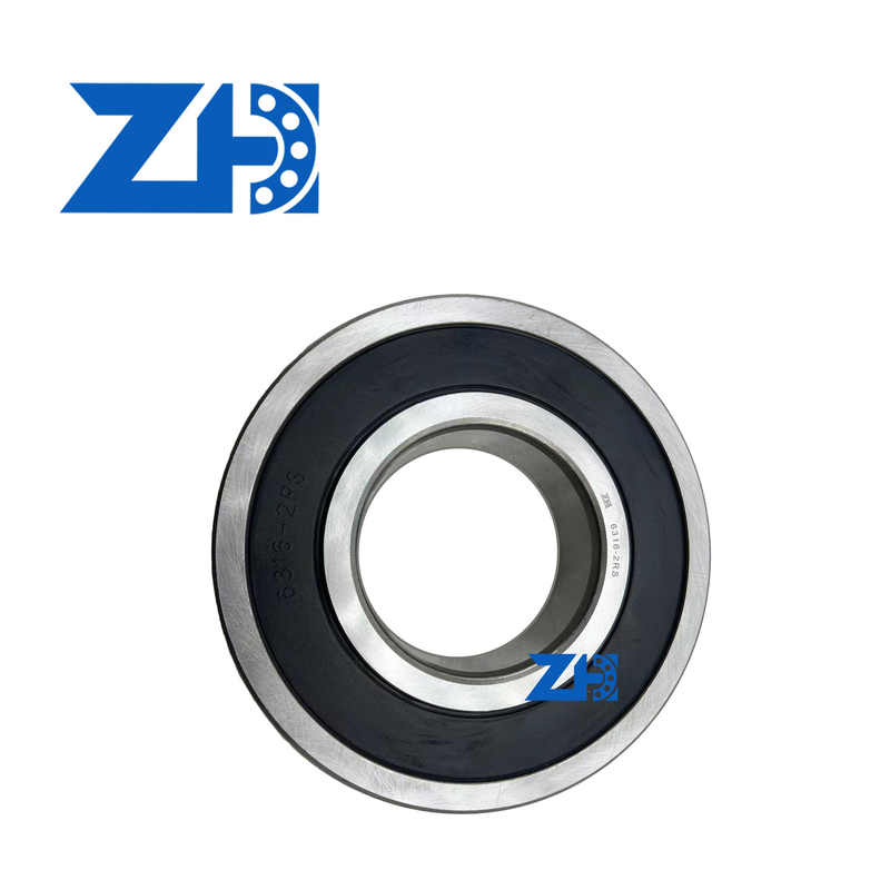 High Speed Deep Groove Ball Bearing 6316-2RS untuk motor dengan kebisingan dan getaran rendah