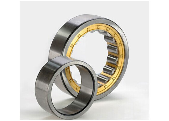 Kecepatan Stabil Rolling Mill Cylindrical Roller Bearing NU1018M Di Tingkat Getaran Sangkar Kuningan Pada V4 / V3 90 * 140 * 24MM