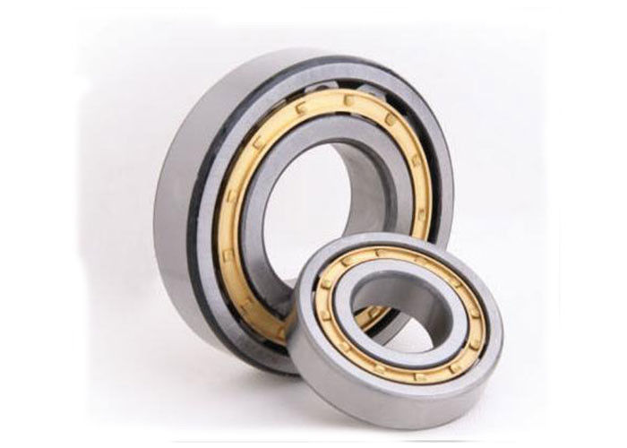 Kecepatan Stabil Rolling Mill Cylindrical Roller Bearing NU1018M Di Tingkat Getaran Sangkar Kuningan Pada V4 / V3 90 * 140 * 24MM