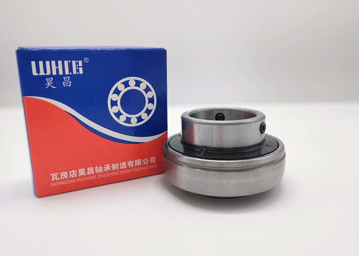 UCPA204 Bantal Ball Bearing Dengan Grub Sekrup Bantal Cast Iron Blok 59-63 HRC Kekerasan