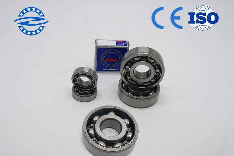 Getaran Rendah Bantalan Bola Alur Dalam 6007 Untuk Mesin Konstruksi / Kendaraan Kereta Api 35 * 62 * 14MM