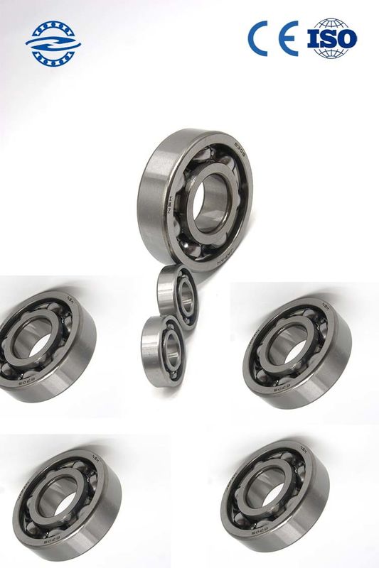 Getaran Rendah Chrome Steel Open Deep Groove Ball Bearing 6303 Untuk Kendaraan 17 * 47 * 14MM