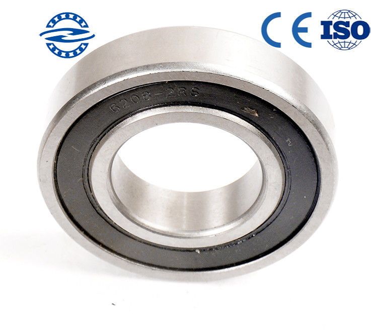 Buka Seal Single Row Deep Groove Ball Bearing 6208 6306 2RS 40 * 80 * 17mm