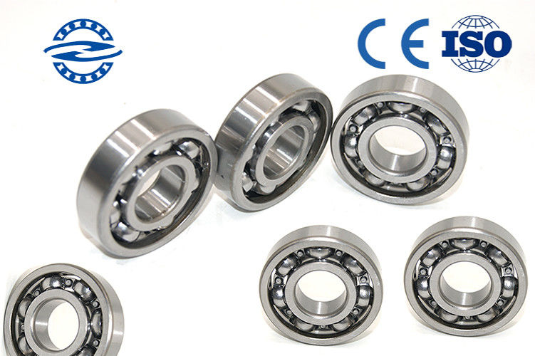 Kecepatan Tinggi 6206 Jenis Bantalan Rol Alur Dalam Terbuka Diameter Dalam 30 * 62 * 16mm