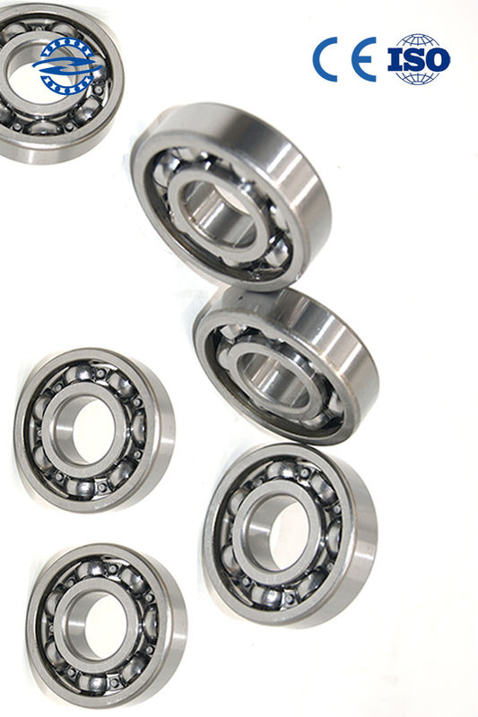 Kecepatan Tinggi 6206 Jenis Bantalan Rol Alur Dalam Terbuka Diameter Dalam 30 * 62 * 16mm
