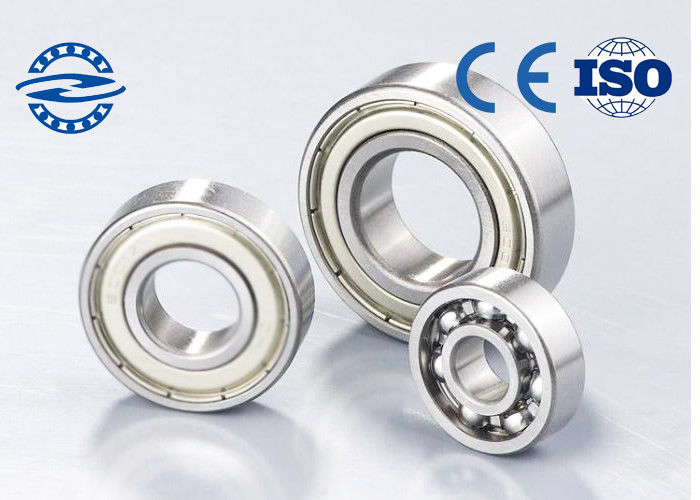 Miniatur Alur Jauh Bantalan Bola Baris Ganda 6203zz GCR15 17 * 40 * 12mm 0.07kg