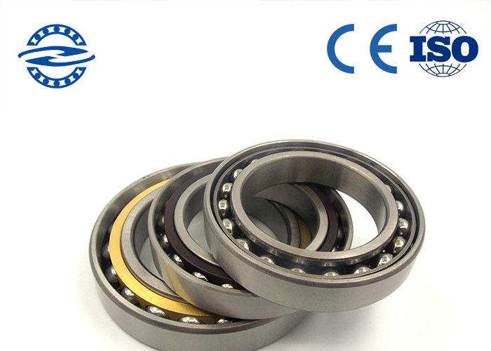 P6 Cylindrical Roller Bearing NU / NJ 206 GCR 15 Dengan Kandang Kuningan Baja Baris Ganda