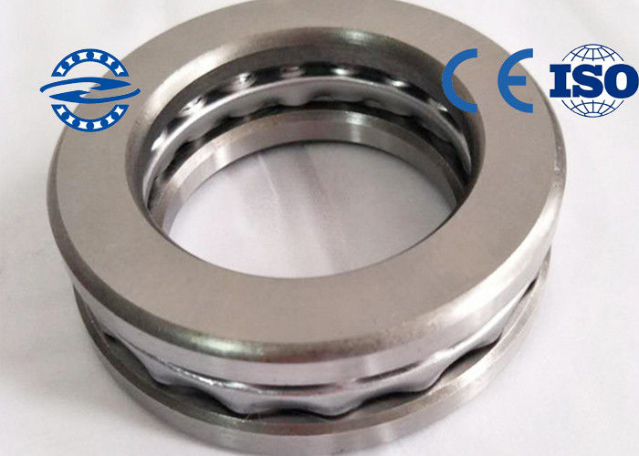 Ukuran Kecil Thrust Ball Bearing 51406 0.53 KG 30mm * 70mm * 28mm Untuk Mesin Tambang