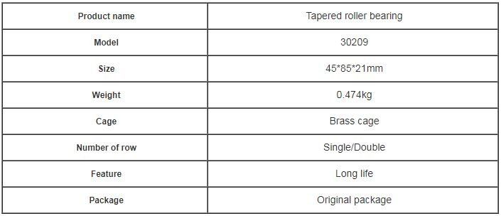 Durable Taper Roller Bearing Ukuran 45mm * 85 Mm * 21 Mm / Bantalan Thrust Kecepatan Tinggi