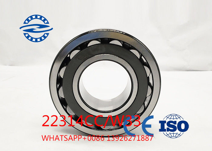 GCR15 70x150x51 Mm Bantalan Rol Bulat 22314 CC / C3W33 Untuk Mesin Excavator