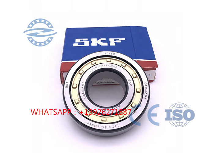 NJ203 Cylindrical Roller Bearing Brass Cage Dan Steel Cage Untuk Alat Listrik 17 * 40 * 12mm