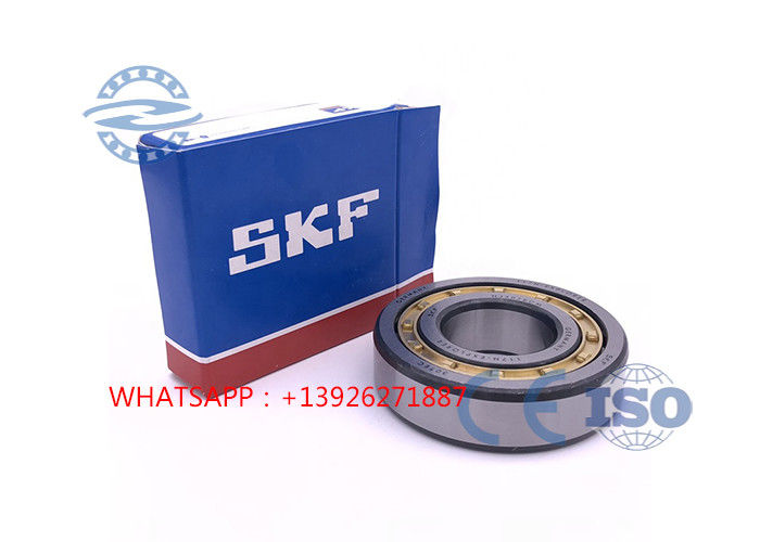 NJ203 Cylindrical Roller Bearing Brass Cage Dan Steel Cage Untuk Alat Listrik 17 * 40 * 12mm