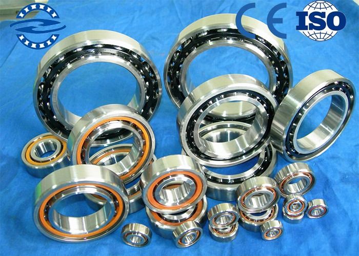7204 Baris Tunggal Bantalan Bola Kontak Sudut Ukuran 20 * 47 * 14 mm