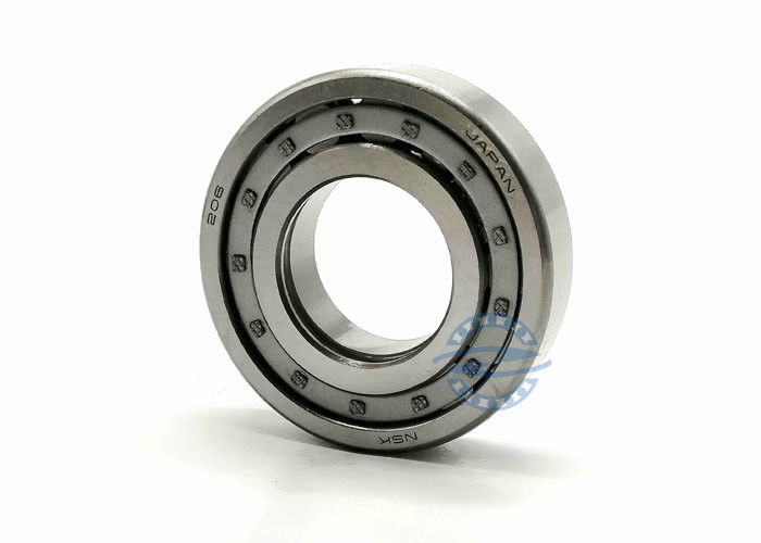 P6 Cylindrical Roller Bearing NU NJ 206 GCR15 Dengan Double Row Brass Cage ukuran 30*62*16mm