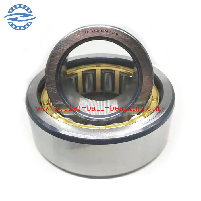 Bantalan Rol Silinder dengan Sangkar Kuningan (NJ2316M) ukuran 80 * 170 * 58mm