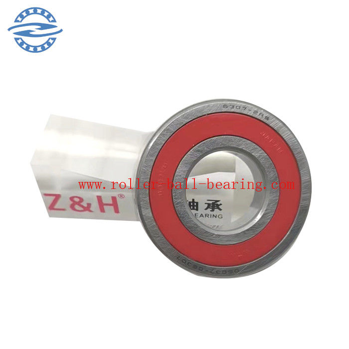 Dua Segel Tertutup Alur Dalam Radial Ball Bearing 6307 2RS 35mm X 80mm OD X 21mm