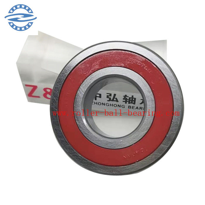 Dua Segel Tertutup Alur Dalam Radial Ball Bearing 6307 2RS 35mm X 80mm OD X 21mm