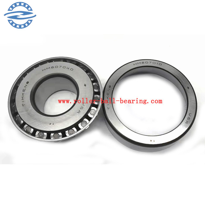 Gcr15 Taper Roller Bearing OEM HM807040/10 Ukuran 44.45*104.78*36.51MM HM807040/807010 807040 807010