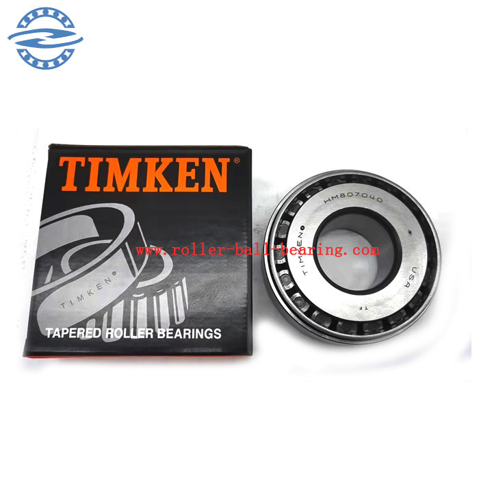 Gcr15 Taper Roller Bearing OEM HM807040/10 Ukuran 44.45*104.78*36.51MM HM807040/807010 807040 807010